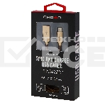 Кабель Crown USB - USB Type-C CMCU-3132C brown, фото3