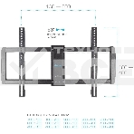 Кронштейн для телевизора Kromax GALACTIC-61 черный 32