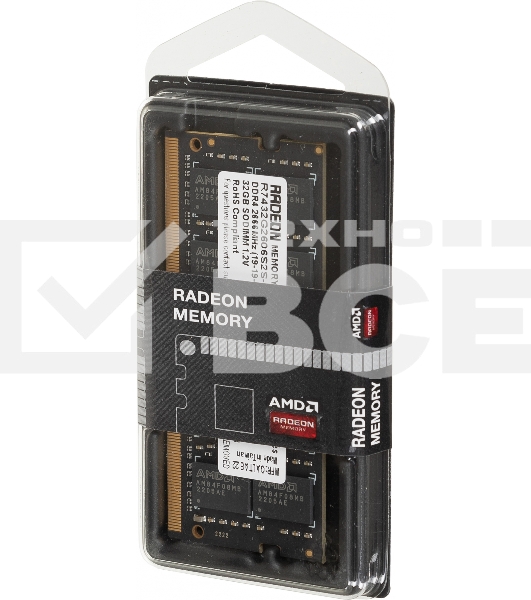 Оперативная память AMD Radeon R7, 32GB, DDR4, 2666MHz, CL19, SO-DIMM