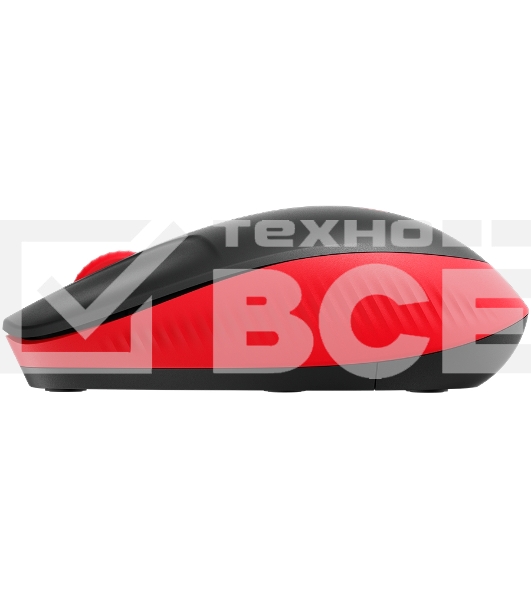 Мышь беспроводная Logitech M190 черный/красный, 1000 dpi, радиоканал, USB, кнопки - 3