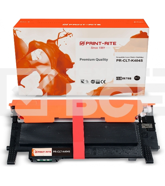 Картридж лазерный Print-Rite TFSFQPBPU1J PR-CLT-K404S CLT-K404S черный (1500стр.) для Samsung SL-C430/C430W/C480/C480W/C480FW
