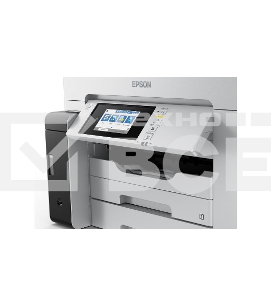МФУ струйный EPSON M15180 (C11CJ41408), A3+, ч/б, печ. до 25 стр/мин., скан. до 26 стр/мин., 4800 x 1200 dpi (печать) 1200x1200dpi, USB, RJ-45, Wi-Fi, Air Print
