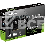 Видеокарта ASUS DUAL-RTX4060TI-O8G RTX4060TI 8Gb 128bit GDDR6 2520/18000 HDMIx1 DPx3 HDCP Ret, фото3