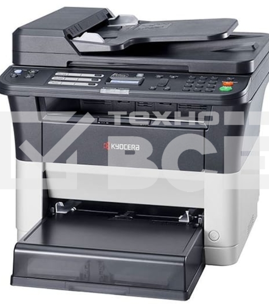 МФУ лазерный Kyocera Ecosys FS-1125MFP (1102M73RU0/1102M73RUV/1102M73RU2/1102M73NX2/1102M73DZ2), A4, ч/б, печ. до 25 стр/мин., скан. до 18 стр/мин. (ч/б) 6 стр/мин. (цвет), 600 x 600 dpi, USB, RJ-45