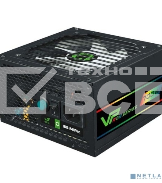 Блок питания GameMax VP-700-RGb, 700Вт, 80 PLUS Bronze, 120мм, черный