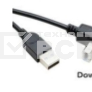 Кабель USB 2.0 на USB-B угол вниз 1,5 м