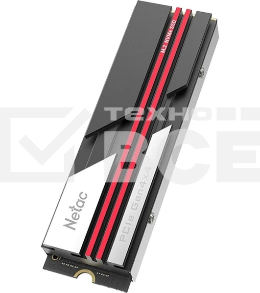 Накопитель SSD Netac NV7000-T, 4Tb, M.2 2280, PCIe 4.0 x4, NVMe, R/W 7300/6700, с радиатором