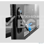 Шкаф коммутационный ЦМО (ШРН-6.500-9005) настенный 6U 600x500 мм пер. дв. стекл 200 кг черный 470 мм 180 град., фото2