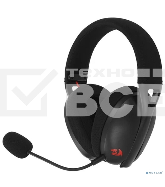 Гарнитура беспроводная REDRAGON Wireless 2.4GHZ BT BLACK IRE PRO