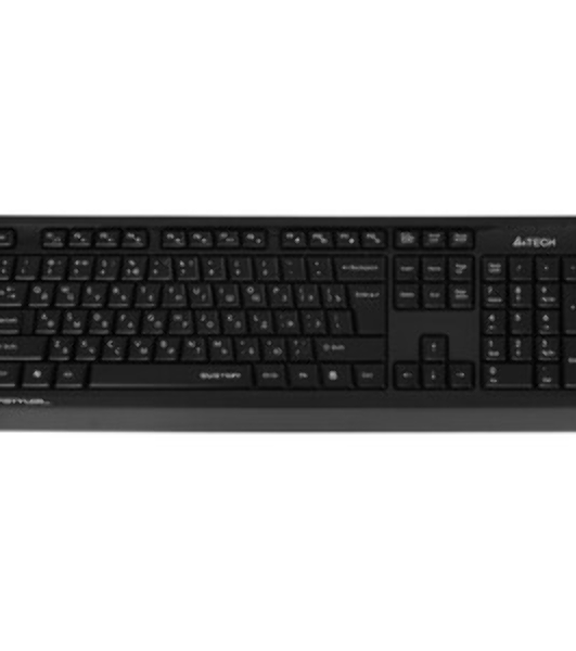 Комплект клавиатура+мышь A4Tech FStyler FGS1035Q беспроводной, USB, 2000 DPI, чёрный/серый