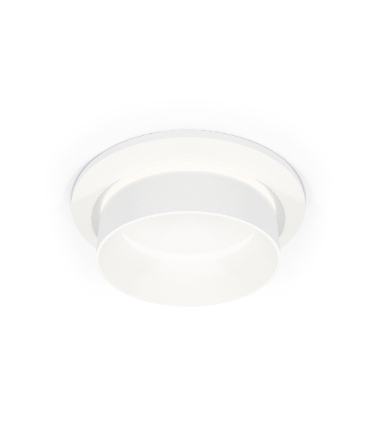Комплект встраиваемого светильника Ambrella light XC6512061 SWH/FR белый песок/белый матовый MR16 GU5.3 (C6512, N6228)