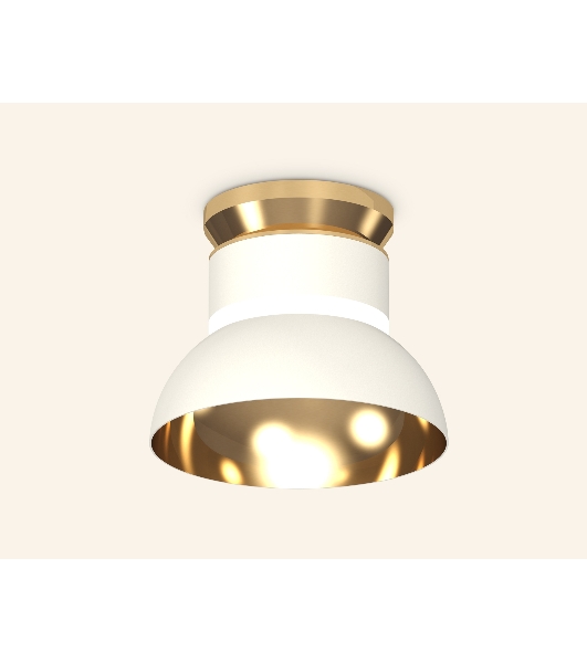Светильник Ambrella Light XS8101061 SWH/PYG/CL белый песок/золото желоте полированное/прозрачный GX53 (N8909, C8101, N8144)