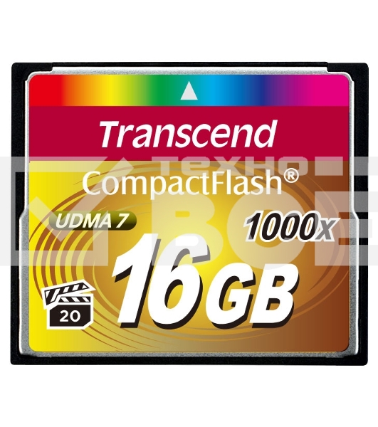 Флеш карта CF 16Gb Transcend TS16GCF1000