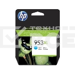 Картридж струйный HP 953XL F6U16AE голубой для HP OJP 8710/8715/8720/8730/8210/8725 (1600стр.), фото 1