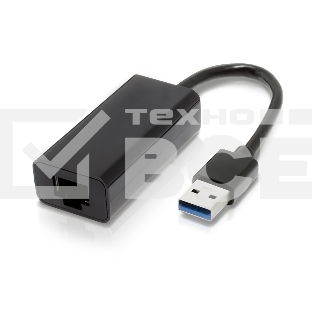Адаптер сетевой ORIENT U3L-1000N, USB 3.0 Gigabit Ethernet Adapter, RTL8153 chipset, 10/100/1000 Мбит/с, поддержка Win10, Linux, MAC OS