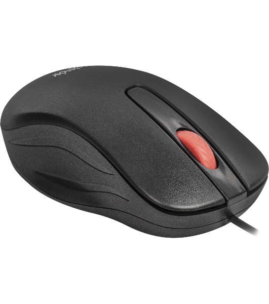 Мышь проводная Defender Point MM-756 черный, 1000 dpi, USB, кнопки - 3