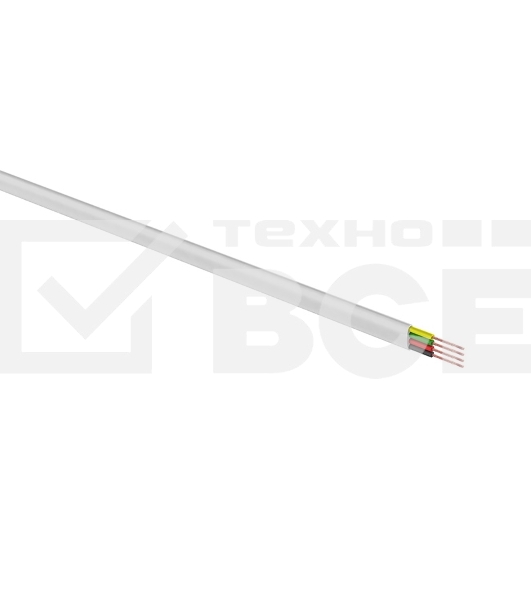 Кабель Rexant (01-5101-3) Кабель телефонный 4 жилы 100м CCA белый (ШТЛП-4)