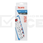 Сетевой фильтр Buro 500SH-1.8-SW-W 1.8м (5 розеток) белый (коробка), фото6
