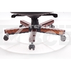 Кресло руководителя Бюрократ T-9923WALNUT/BLACK черный, кожа, крестовина дерево, фото22