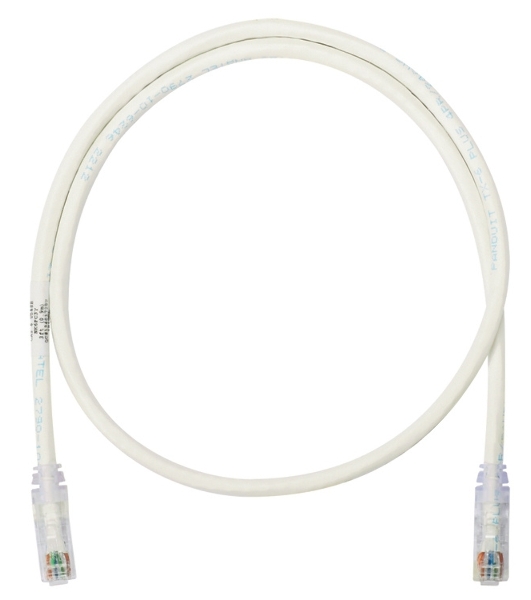 Патч-корд Panduit NK6PC3MY вилка RJ-45-вилка RJ-45 кат.6 3м белый
