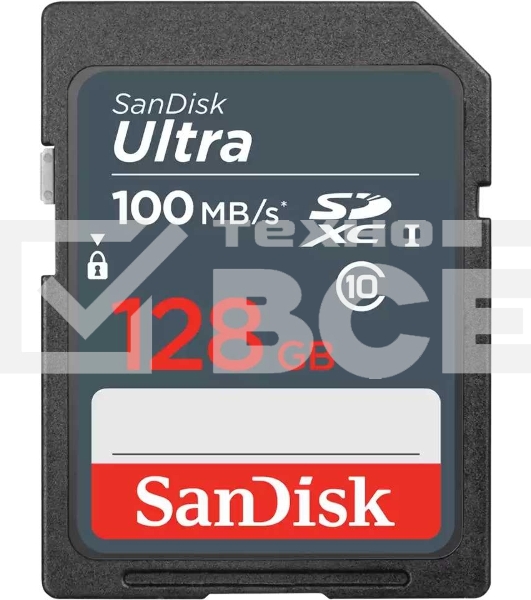 Карта памяти SDXC 128GB UHS-I SDSDUNR-128G-GN3IN SANDISK