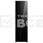 Холодильник Korting KNFC 62029 GN черный стекло двухкамерный 256/104л морозилка снизу, No Frost, фото3