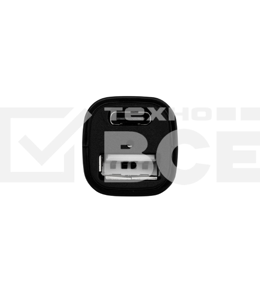Зарядное устройство в прикуриватель Rexant USB x Type-C, 18W, с Quick charge, черный