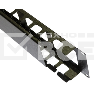 Монтажное оборудование Hyperline CM-2U-ML-COV Кабельный организатор с металлическими кольцами и крышкой, 19