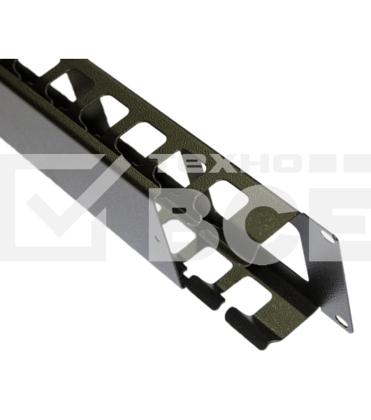 Монтажное оборудование Hyperline CM-2U-ML-COV Кабельный организатор с металлическими кольцами и крышкой, 19