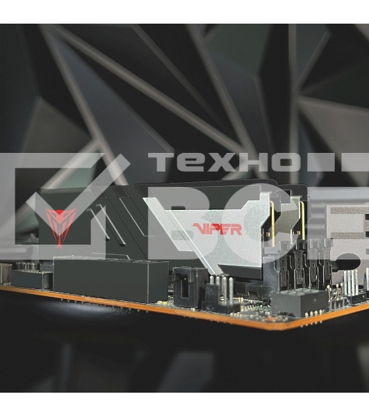 Оперативная память Patriot Viper Venom, DDR5, 16GB (2x8GB), 5200MHz, CL36, с радиатором, черный