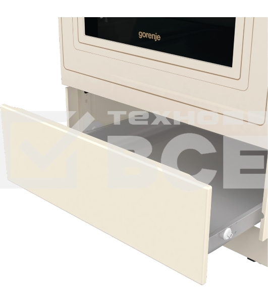 Комбинированная плита Gorenje GKS5B70CLI бежевый