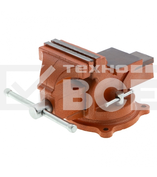 Тиски слесарные Sparta 100мм поворотные с наковальней