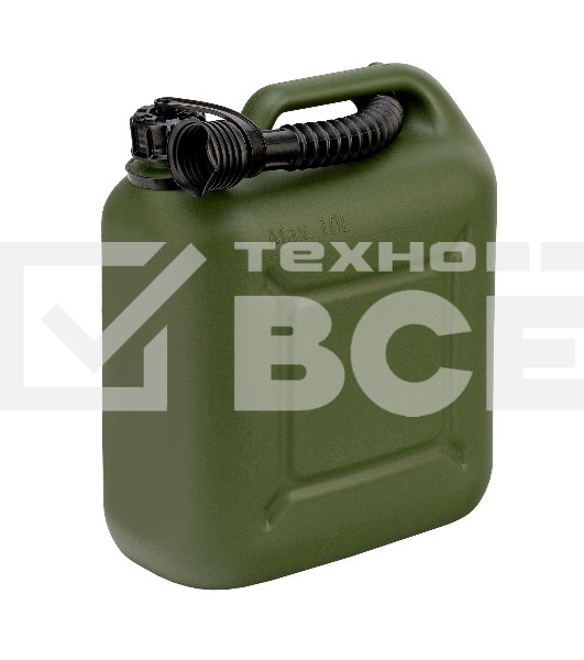 Канистра для ГСМ вертикальная, 10 л., пластиковая, усиленная  Stels