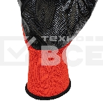 Перчатки полиэфирные с черным нитрильным покрытием, размер 9, 13 класс вязки Stels, фото4