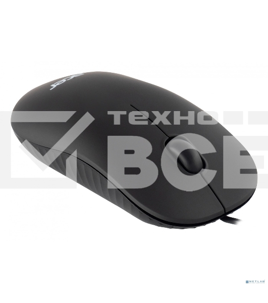 Мышь проводная Acer OMW122 черный, 1200 dpi, USB, кнопки - 3