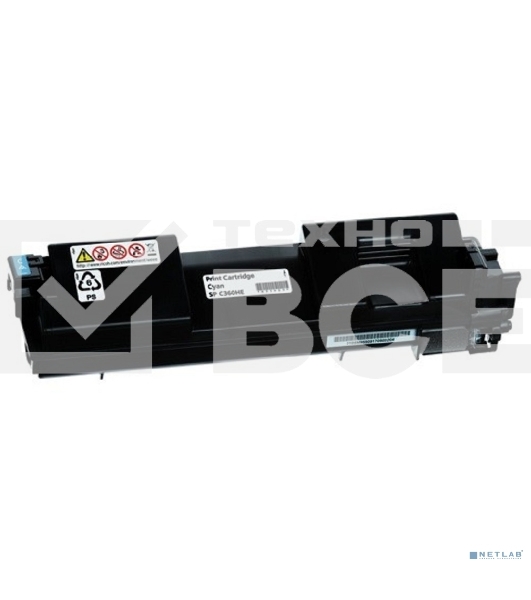 Картридж лазерный Ricoh SP C360HE голубой для SP C360DNw/SP C360SNw/SP C360SFNw/SP C361SFNw 6000 стр