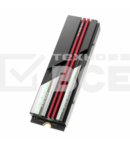 Накопитель SSD Netac NV7000-T, 4Tb, M.2 2280, PCIe 4.0 x4, NVMe, R/W 7300/6700, с радиатором
