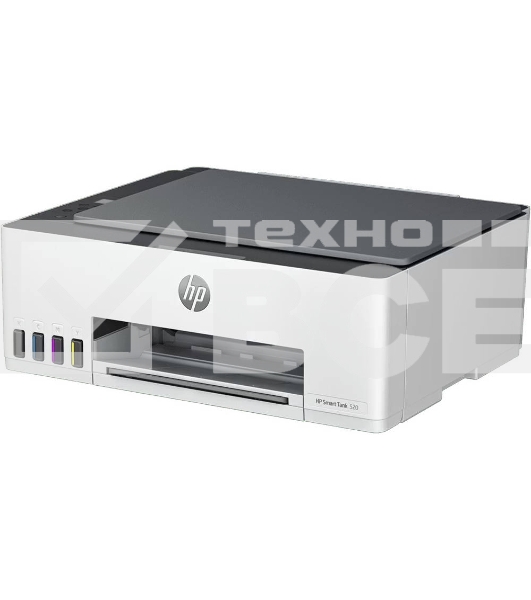 МФУ струйный HP Smart Tank 520 (1F3W2A), A4, цветной, печ. до 12 стр/мин. (ч/б) до 5 стр/мин. (цвет), 1200 x 1200 dpi, USB