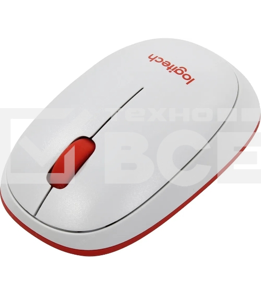 Клавиатура + мышь Logitech Wireless Combo MK 240 Nano White-red 920-008212