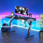 Стол игровой Cactus CS-GTZ-BK-RGB столешница ДСП, черный каркас черный, фото8