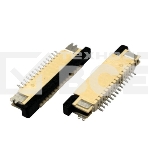 Разъем FPC  Half Coverage Top Contact 0.8K-BS-24PWB 24 pin высота 2мм шаг 0,8мм, фото2