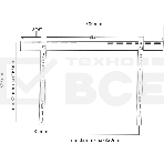 ULTRAMOUNTS UM817F 37'-70' Кронштейн ЖК телевизор, фото8
