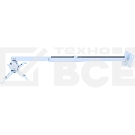 Кронштейн для проектора Buro PR04-140W белый макс.20кг потолочный поворот и наклон, фото8