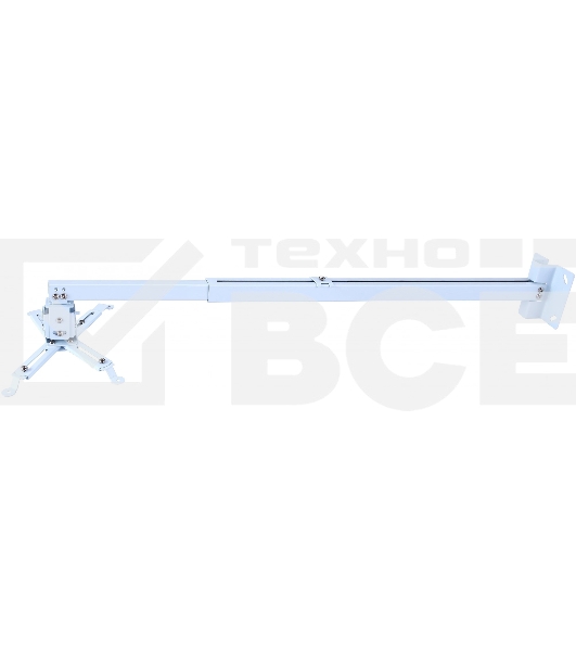 Кронштейн для проектора Buro PR04-140W белый макс.20кг потолочный поворот и наклон