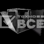 Шкаф телекоммуникационный ЦМО настенный разборный 15U (600 x 520) съемные стенки, дверь металл, черный (ШРН-М-15.500.1-9005), фото 1