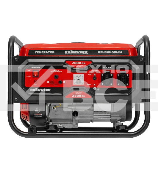 Электрогенератор бензиновый Kronwerk LK-2800R, 2.8 кВт, 65 дБ, 35.8 кг