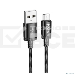 Кабель HOCO X89/USB кабель Micro/1m/2,4A/черный, фото4