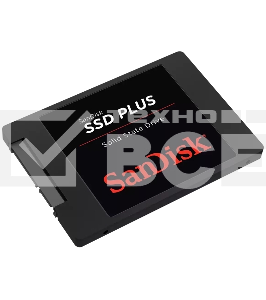 Твердотельный накопитель SanDisk SSD PLUS 2,5” SATA 1Tb, SDSSDA-1T00-G28, 1 year