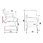 Кресло Бюрократ CH-993-Low-V/gold золотистый, сетка, 120 кг, механизм качания, низкая спинка, фото9
