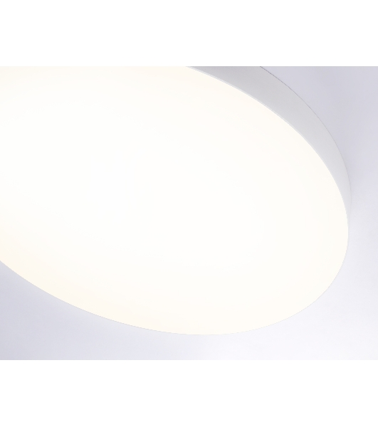 Потолочный светодиодный светильник Ambrella light FV5535 WH белый LED 90W 3000K D600*58 (Без ПДУ)
